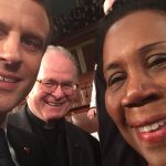 Sheila Jackson Lee and Macron