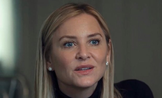 Jessica Capshaw on Tell Me Lies (courtesy of hulu)